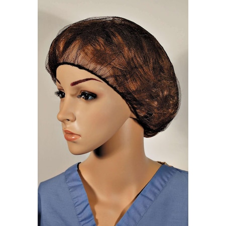 Cellucap Hairnet 24" Brown Polyester, PK1000 K224HNBR
